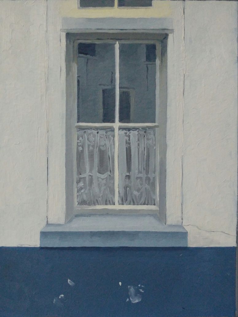Venster I 2018 I olieverf op karton